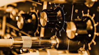 Microphone closeup cord attached center - eduardo paolozzi free wallpaper