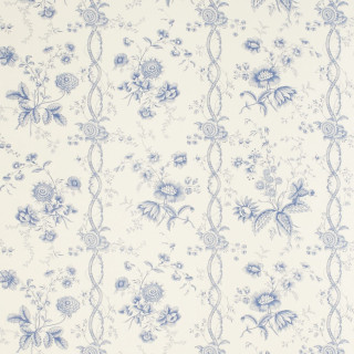 Blue white rococo floral vines 2 - a flemish baroque free wallpaper for tablet