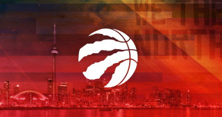 Basketball city skyline red white - a basketball ball free wallpaper for desktop