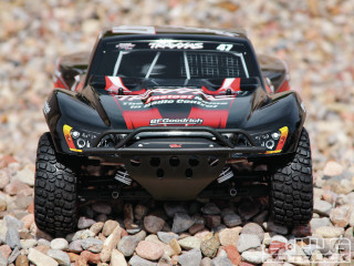 Toy truck rocky surface front - rock and gravel free wallpaper