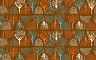 Circles trees brown background blue - a screenprint free wallpaper for desktop
