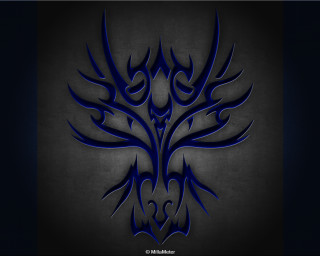 Blue bird black background gothic - a blue bird free wallpaper for desktop