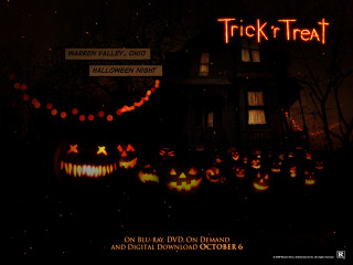 House trick or treat sign - poster art free wallpaper