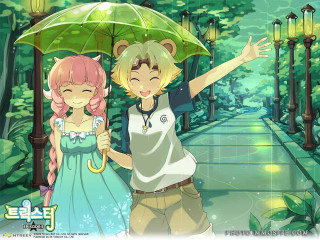 Couple umbrella rain cat shoulder - their shoulder free wallpaper for desktop