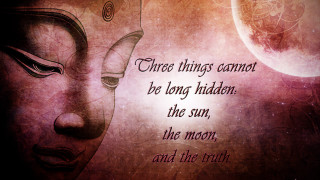 Buddha painting quote artwork zen - the moon free wallpaper