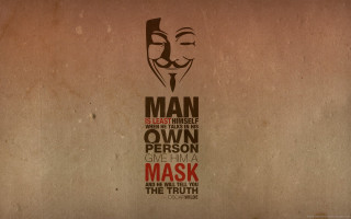 Man wearing mask best invisible - a mask free wallpaper