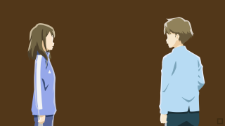 Man woman brown wall background - a brown wall free wallpaper