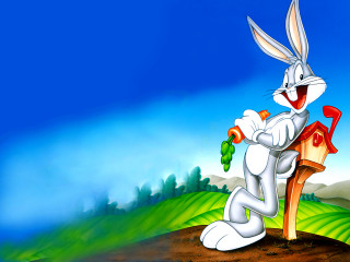 Cartoon rabbit sitting chair green - a green object free wallpaper