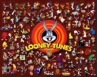 Cartoon characters circle loony tunes - a circle free wallpaper for desktop
