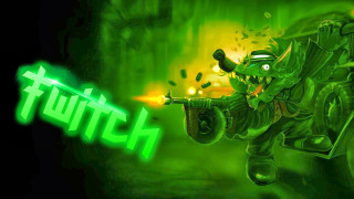 Green creature gun glow switch - its hand free wallpaper