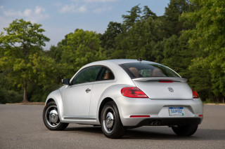 White volkswagen beetle parking lot - a.d.m. cooper free wallpaper for desktop