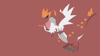 Bird crown flying wings spread - its wing free wallpaper