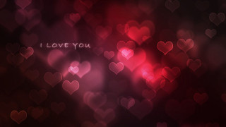 Blurry hearts love valentine kiss 4 - a blurry background free wallpaper for desktop
