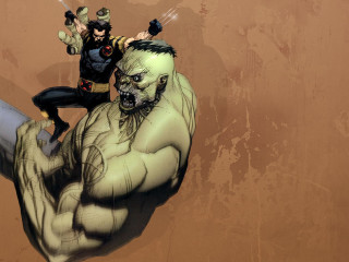 Man riding giant monster sword - the back free wallpaper for desktop