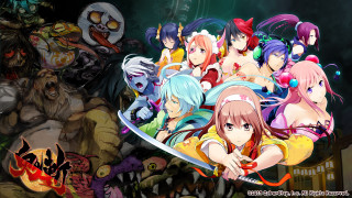 Anime characters swords blood demon - a group of anime characters free wallpaper