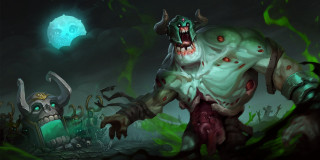 Demonic creature green light demon - green light free wallpaper