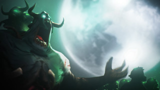 Demon horns demon face unique - splash art free wallpaper for desktop