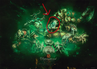 Demonic creatures red marks faces - boris vladimirski free wallpaper