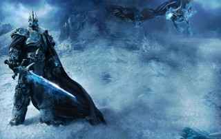 Man suit armor snow sword - chris cold free wallpaper for desktop