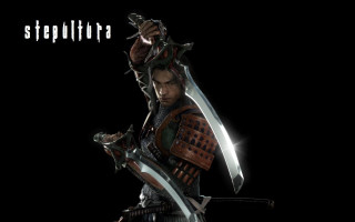 Man holding sword stephen image - a black background free wallpaper for desktop