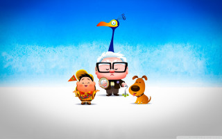 Man hat glasses dogs bird - charles schulz free wallpaper