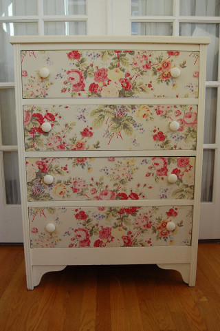 White dresser floral design drawers - floral free wallpaper for mobile