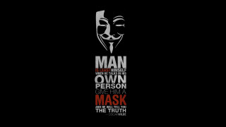 Man mask expressive poster true - best free wallpaper for desktop