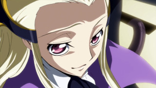 Blonde woman purple shirt serious - woman free wallpaper