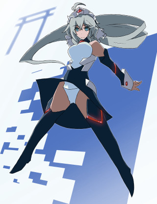 Woman flying outstretched outfit portrait - purism free wallpaper for mobile