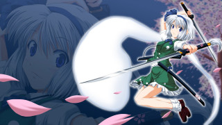 Girl sword bunny bow cat - a bow free wallpaper for desktop