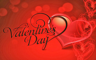 Valentines day background heart red 2 - free valentines wallpaper for desktop