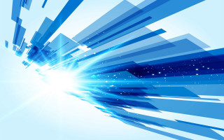Blue abstract background starburst sky - the middle of it free wallpaper