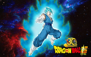 Dragon ball character flying blue - akira toriyama free wallpaper for desktop