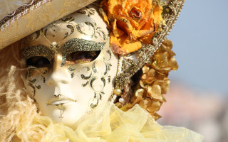Mask flowers hat closeup head - carlo carlone free wallpaper