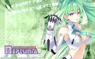 Cartoon greenhair whitebody futuristic gloves - ultra high definition free wallpaper