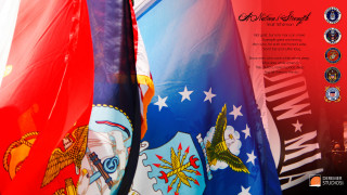 Flags red blue backgrounds borders - a blue border free wallpaper