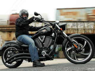 Man motorcycle street bridge train - track free wallpaper