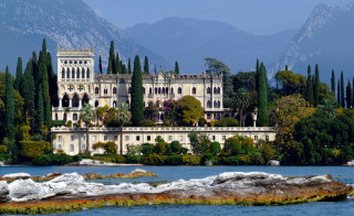 Large building tower clock water 12 - carlo carlone free wallpaper