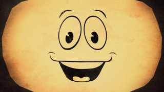Yellow smiley ball cheerful character - a smiley face free wallpaper