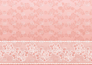 Pink background white lace flowers - the bottom of the image free wallpaper for desktop