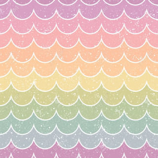 Rainbow white background waves dots - white background free wallpaper for tablet