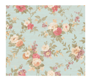 Blue floral wallpaper pink yellow - flower free wallpaper for tablet