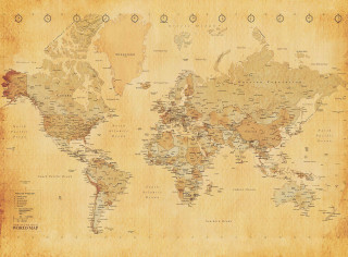 World map countries sides image - a map of the world free wallpaper