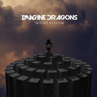 Maze sky person imagine dragons - pixel art free wallpaper for tablet