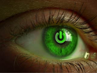 Green eye iris reflection light - green eye free wallpaper