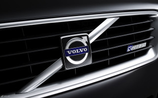 Volvo logo front car dark - a dark room free wallpaper for desktop