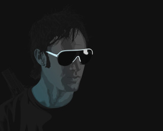 Man sunglasses gun dark background - the dark background free wallpaper for desktop