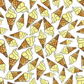 Ice cream cone pattern fence - shutter free wallpaper for tablet