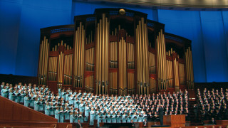 Choir pipe organ auditorium blue - bryan organ free wallpaper