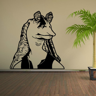 Frog graffiti wall plant potted - temporary art free wallpaper for tablet